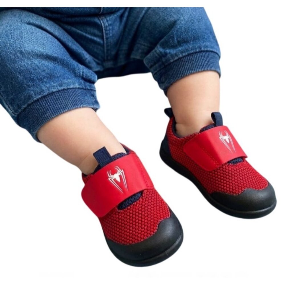 Clarks Marvel Spider-Man Play Power T Boys Toddler Shoes Red Black US 5.5 W NIB